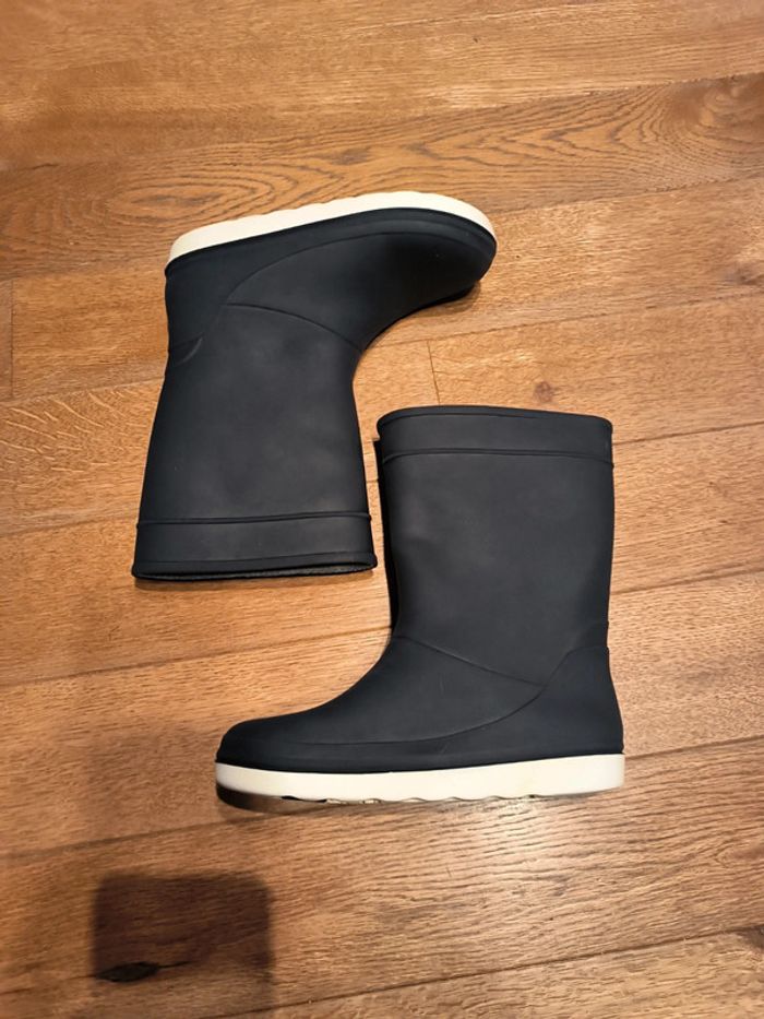 Bottes Tribord bleu marine pointure 32/33 - photo numéro 2