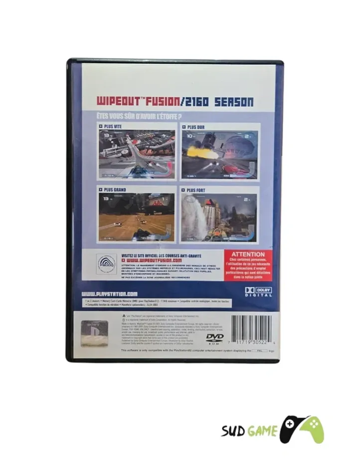 PlayStation 2 # Wipeout Fusion # - photo numéro 2