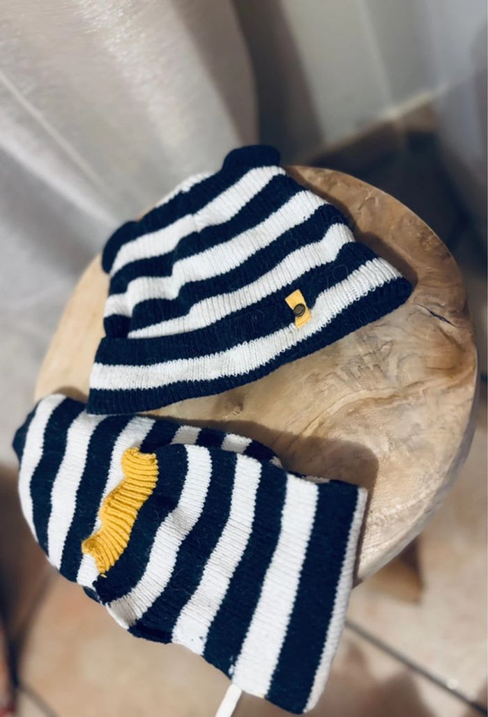 Ensemble bonnet / écharpe vertbaudet - photo numéro 2