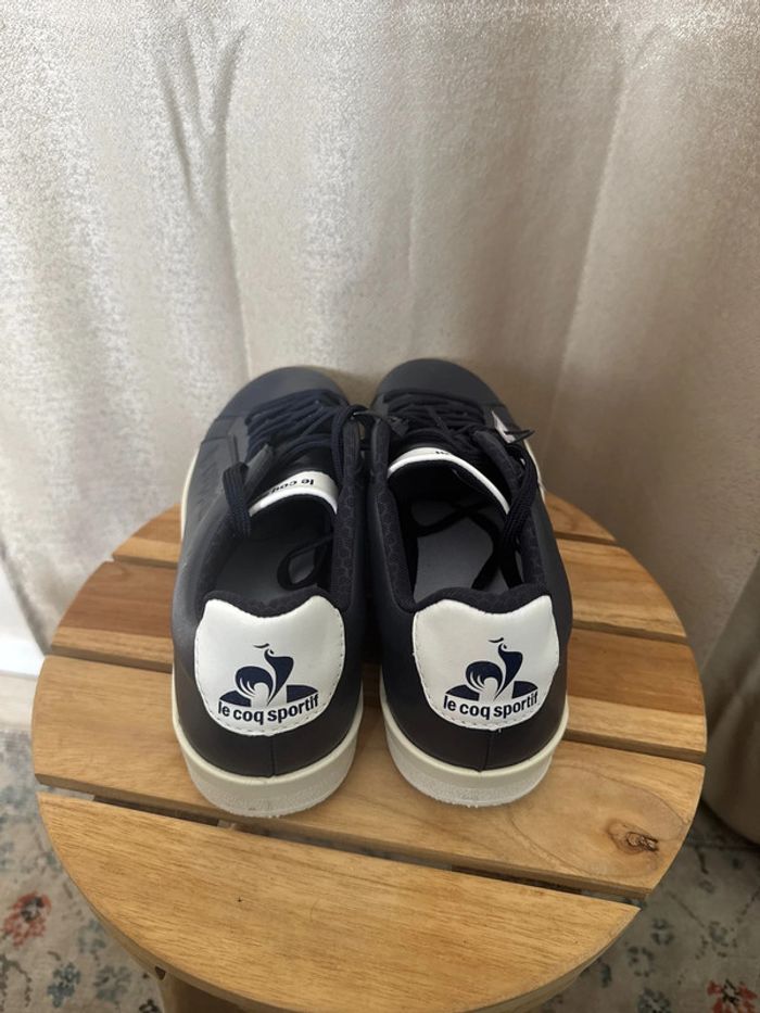 Baskets Le Coq Sportif bleu nuit – Made in France – Taille 41 neuves - photo numéro 4