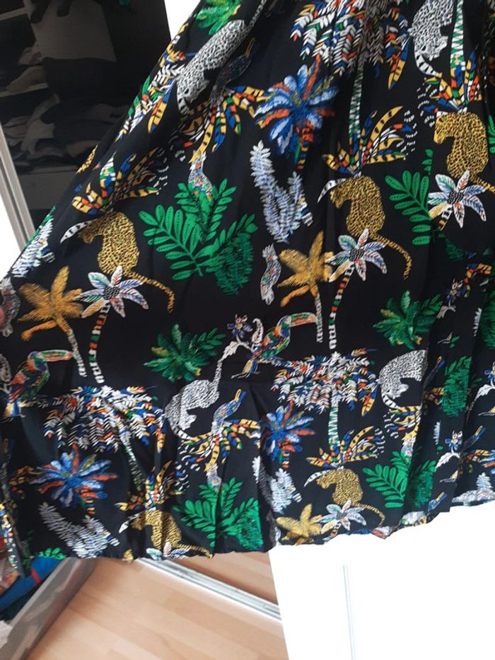 Robe noire deco jungle - photo numéro 3