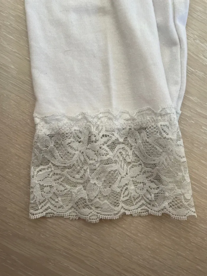 Legging blanc grossesse - L - photo numéro 3