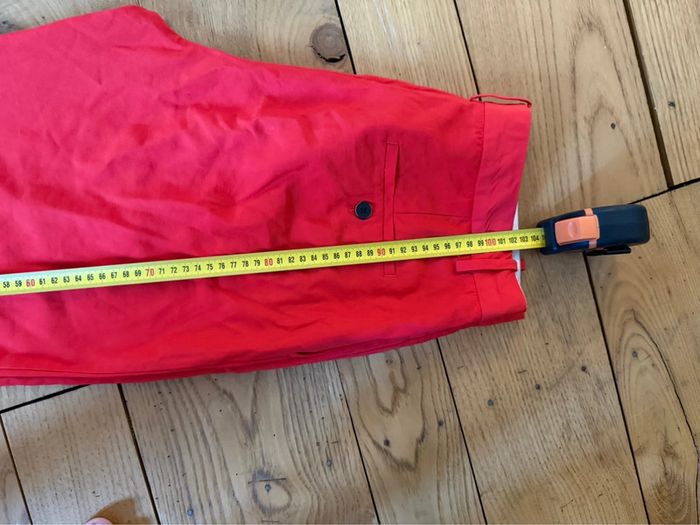 Pantalon droit rouge en très bon état taille M Zara - photo numéro 7