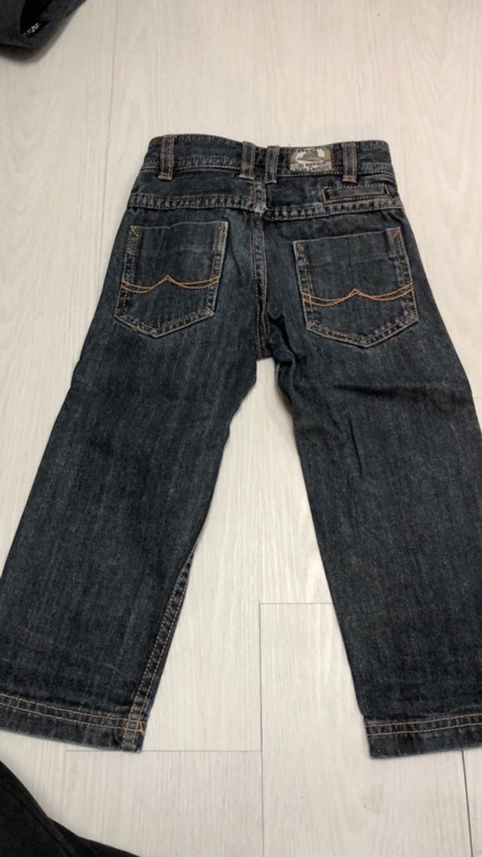 Jean bleu fonce sergent major 3 ans - photo numéro 5