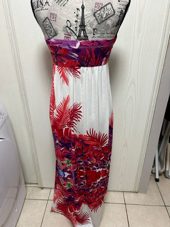 longue robe d’été épaule dénudée culture love - photo numéro 6