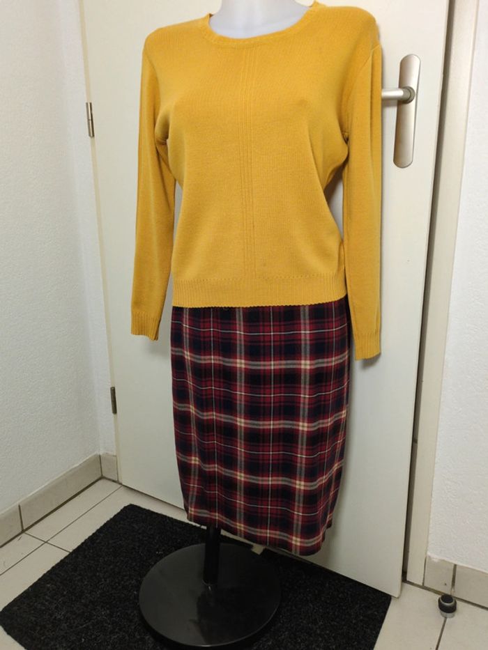 Pull laine mérinos moutarde Alain Manoukian - photo numéro 10