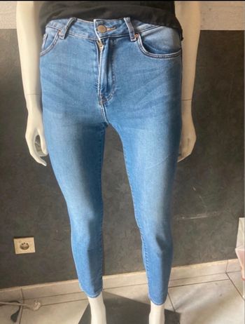Jean slim bleu taille haut H&M