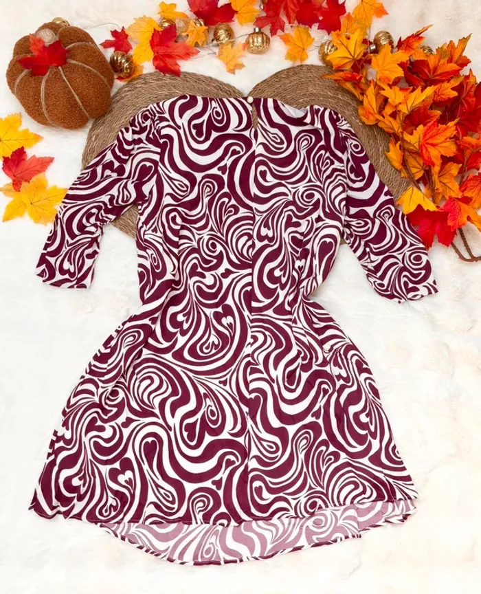 Robe droite à motifs violets taille 36 Claudie Pierlot - photo numéro 7