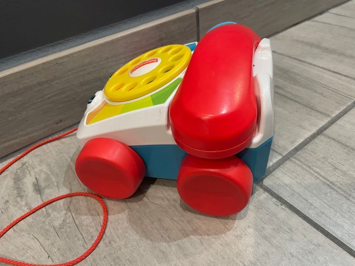Fisher-Price Mon Téléphone Mobile Jouet bébé, Cadran factice Rotatif, pour Apprendre Les Chiffres et Les Couleurs, 12 Mois et Plus - photo numéro 2
