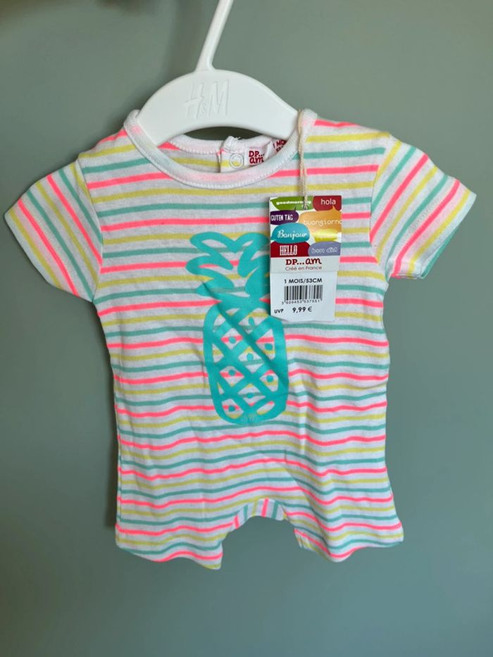 Combishort bébé