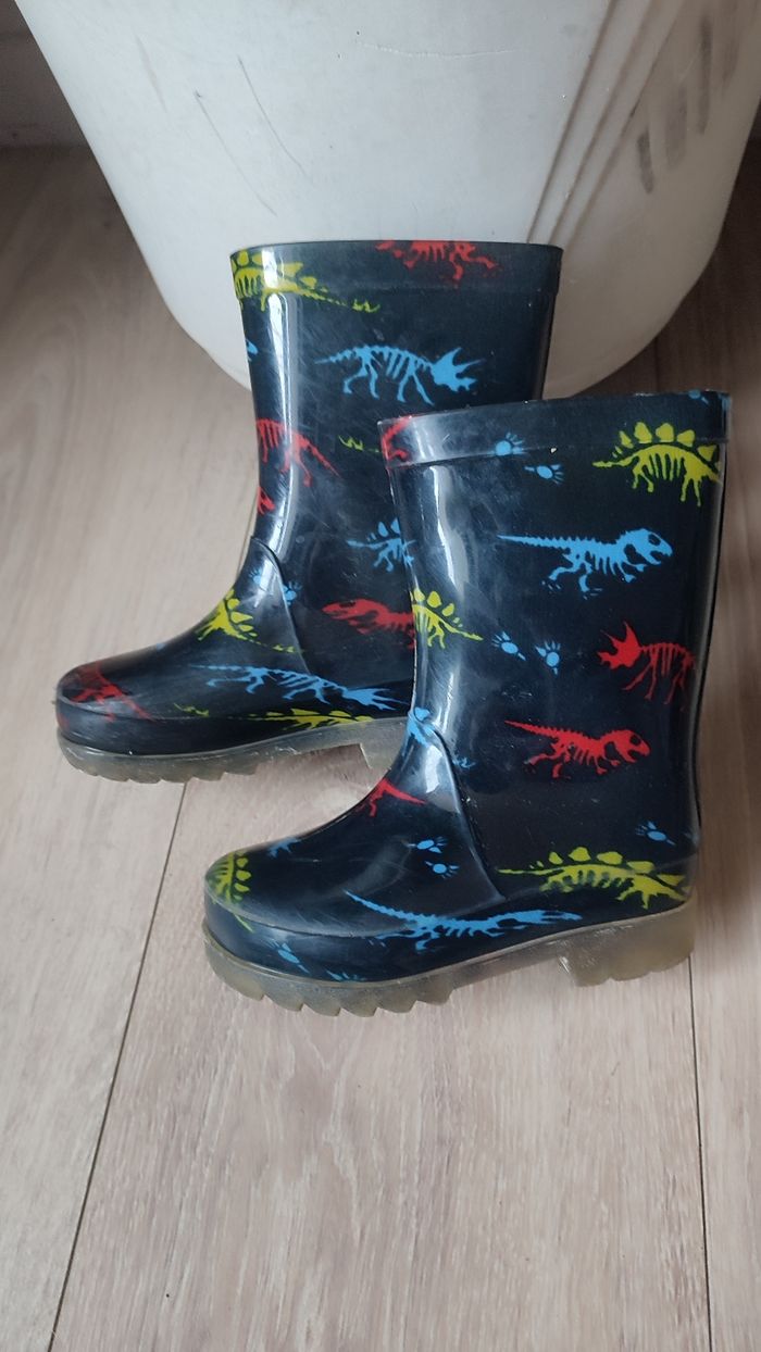 Bottes de pluie dinos garçon La Halle - photo numéro 2
