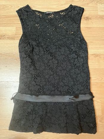 Top en dentelle noire Morgan taille XS