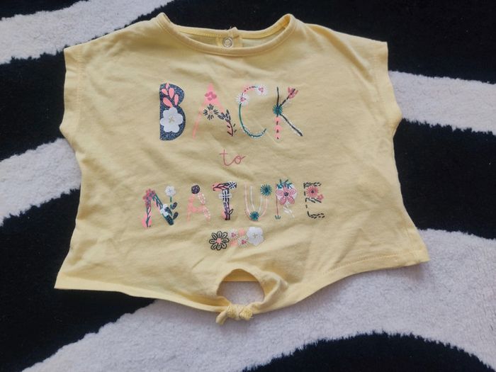 T shirt fille 12 mois