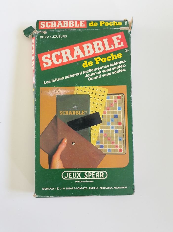 Scrabble de poche Haubourdin magnétique complet