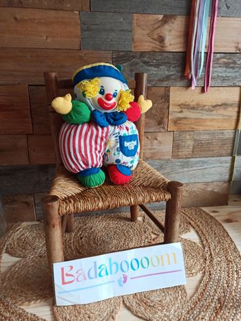 peluche vintage clown Berchet