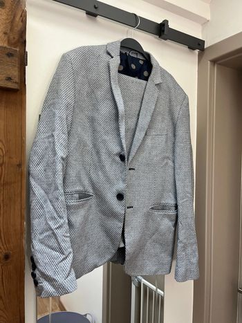 Magnifique costume Impérial Black Label motifs losanges
