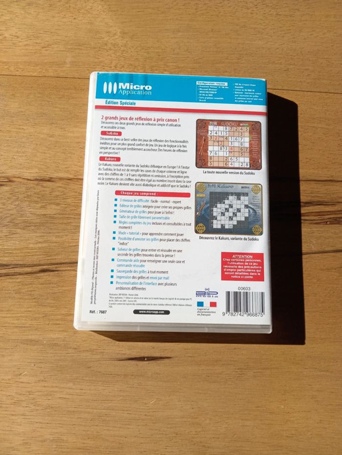 Jeu duo sudoku et kakuro - photo numéro 2