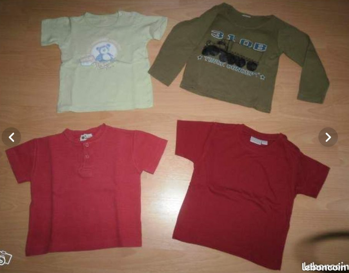 Lot de 8 t-shirts à MC/ML Garçon 3 ans - photo numéro 2