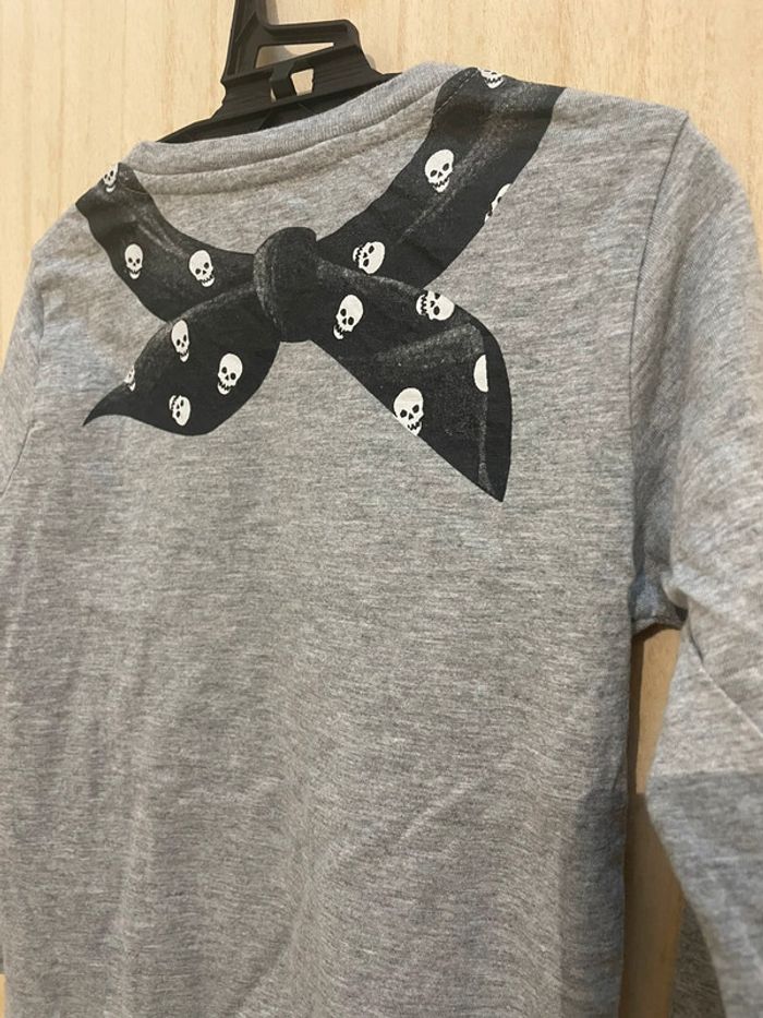 T-shirt manches longues style rock 4 ans - photo numéro 7