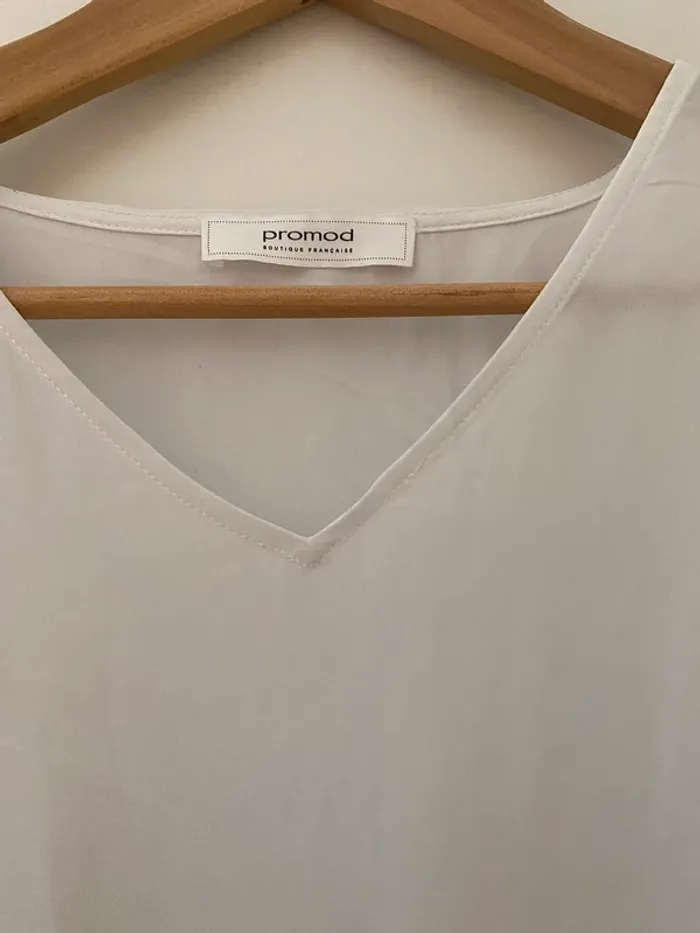 Blouse blanche promod - photo numéro 2