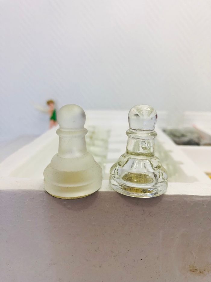 3 en 1 en verre échiquier, dames, backgammon - photo numéro 5