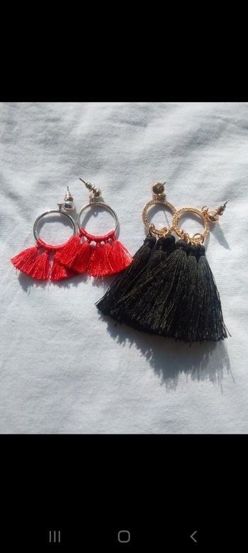 Lot boucles d'oreilles