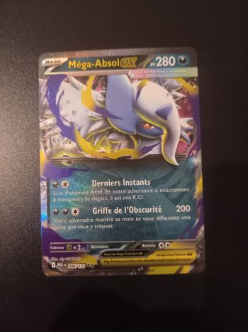Carte Pokémon Méga-Absol Ex 086/132 ME01