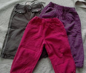 lot de 3 pantalons hiver