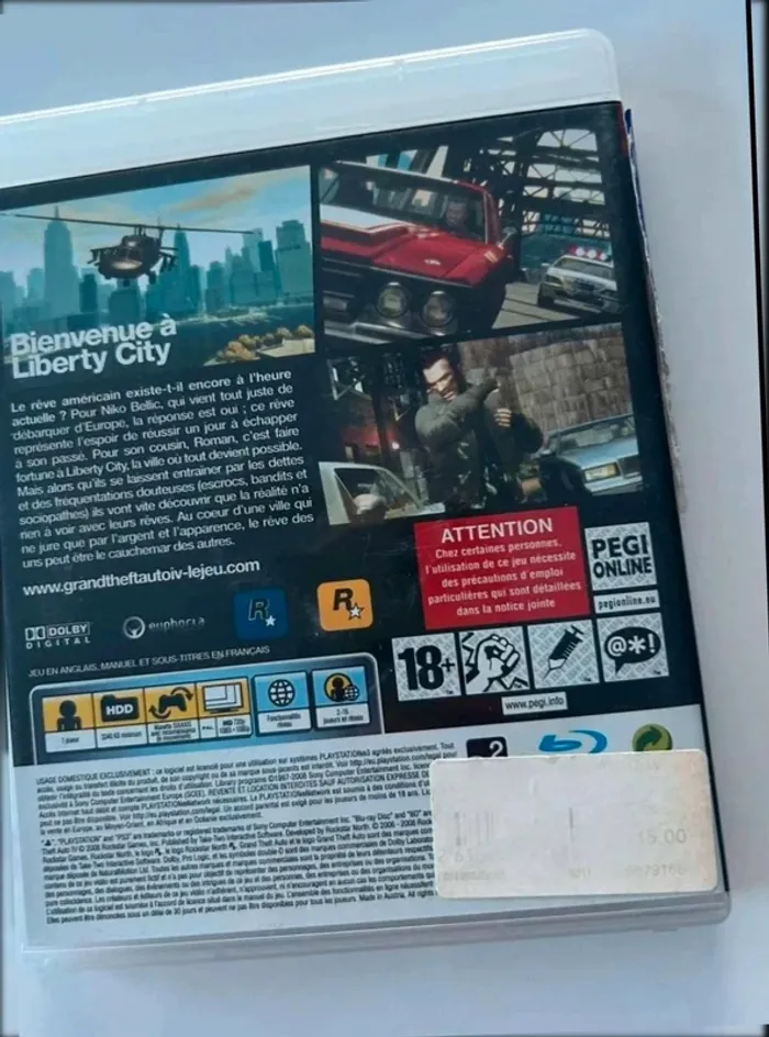 Grand theft  auto IV PlayStation  3 - photo numéro 2