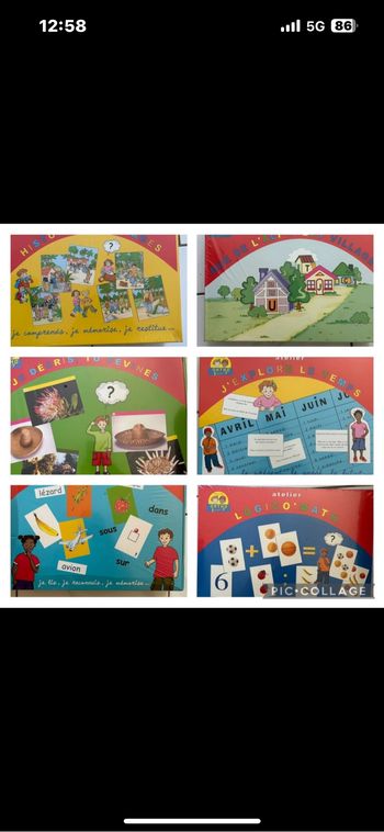 Lot de 6 jeux éducatifs