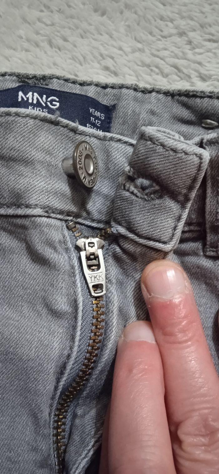 Jean slim gris taille 11/12 ans - photo numéro 9