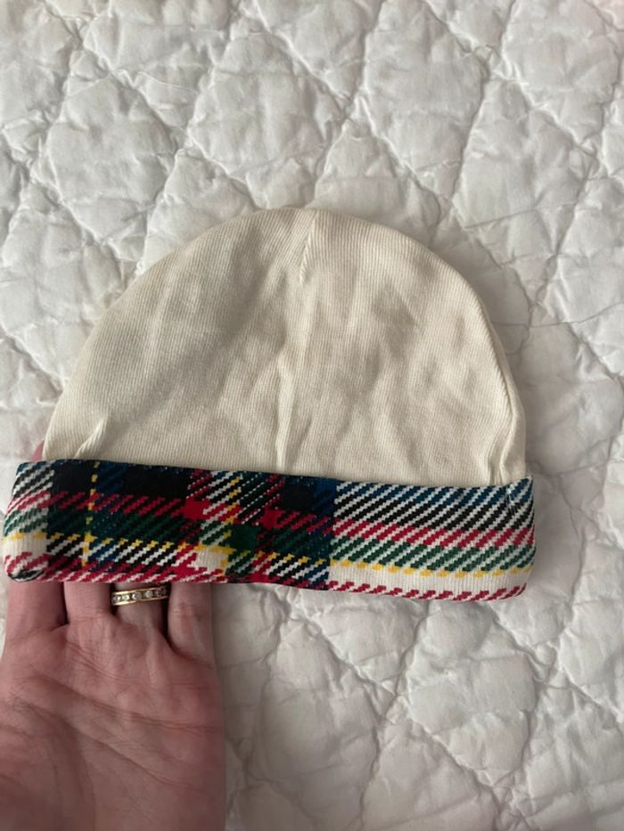 Petit bonnet couleur crème Levi’s 0-6 mois 50cm - 68cm - photo numéro 2