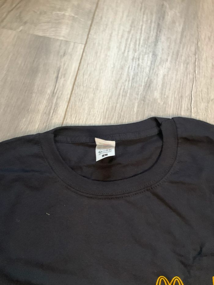 Tee shirt noir McDo Hot sauce manches courtes - photo numéro 4