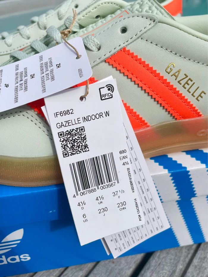 Adidas spezial gazelle orange / vert 37 - photo numéro 5