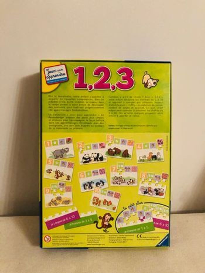 1, 2, 3 - jeu d'apprentissage - jouet enfant apprendre à compter - photo numéro 10