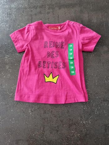 Tee shirt Tissaia 12 mois