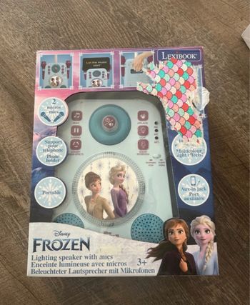 Enceinte reine des neiges lumineuse lexibook