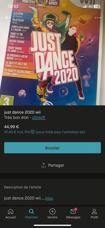 Lot jeu wii