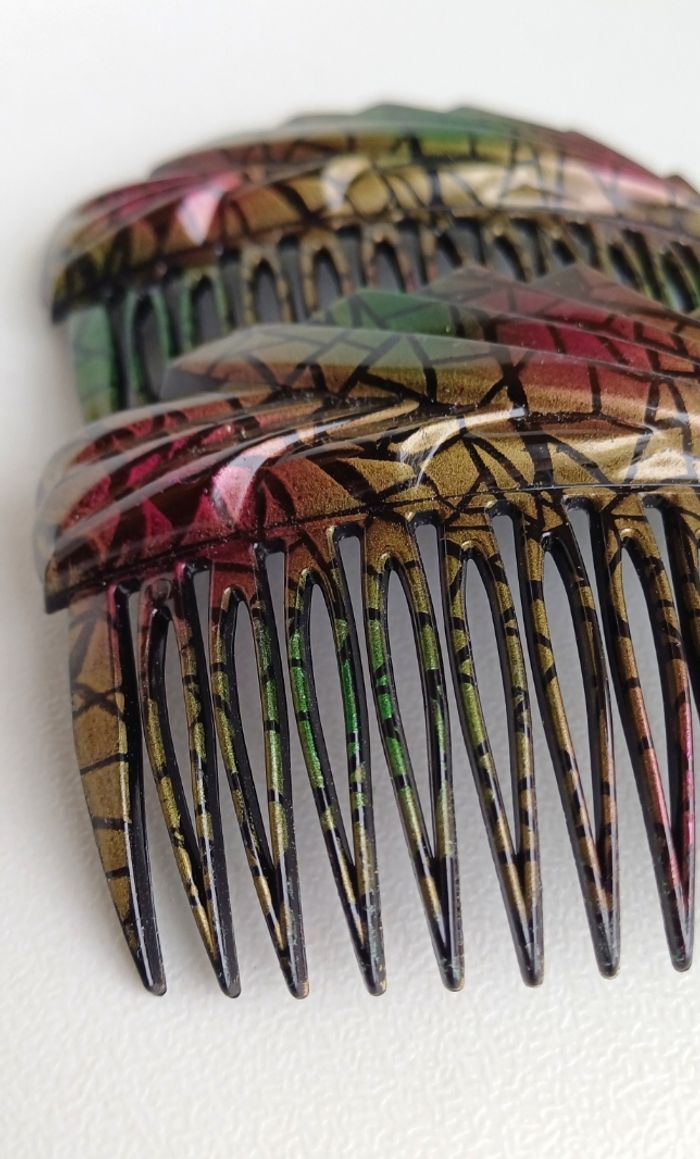 Peignes , accessoire cheveux vintage - photo numéro 5