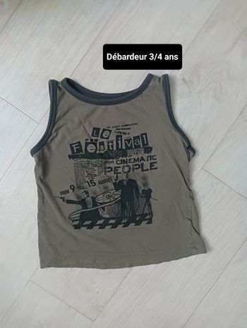 Débardeur 3/4ans garçon 