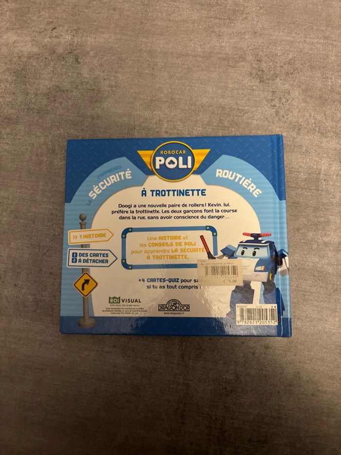 Livre robocar poli à trottinette - photo numéro 3