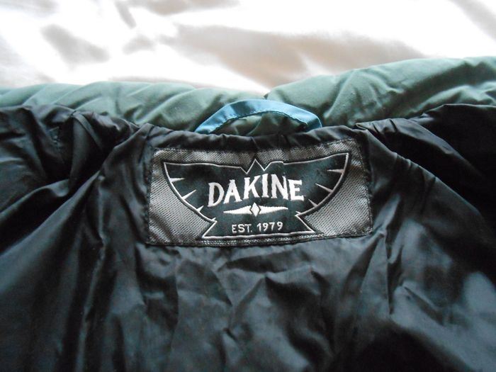 Blouson doudoune bleu pétrole et gris,  sans capuche – Dakine – L - photo numéro 3