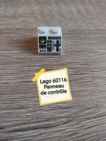 Lego 60116 tuile panneau de contrôle