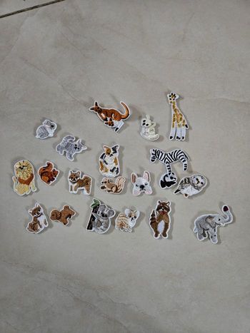 Lot de patch thermocolant animaux  