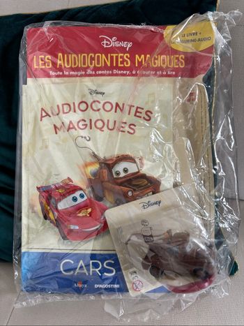 Figurine + Livre Cars 2 n 50 Les Audiocontes Magiques Disney Altaya