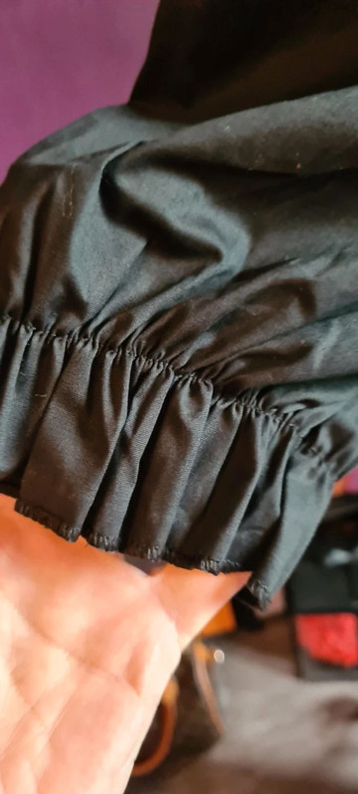 Robe longue noir 100%coton - photo numéro 3