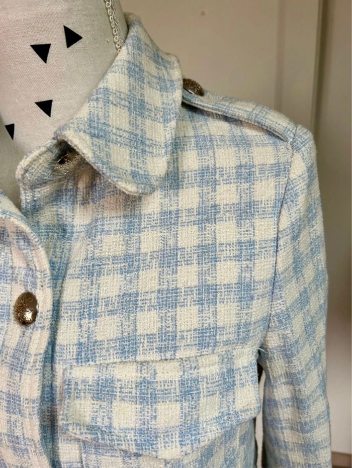 Veste à carreaux Zara - photo numéro 2