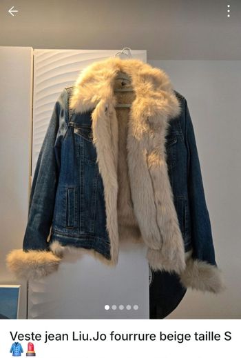 Veste fourrure Liu Jo taille S