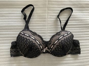 Soutien-gorge noir Rougegorge
