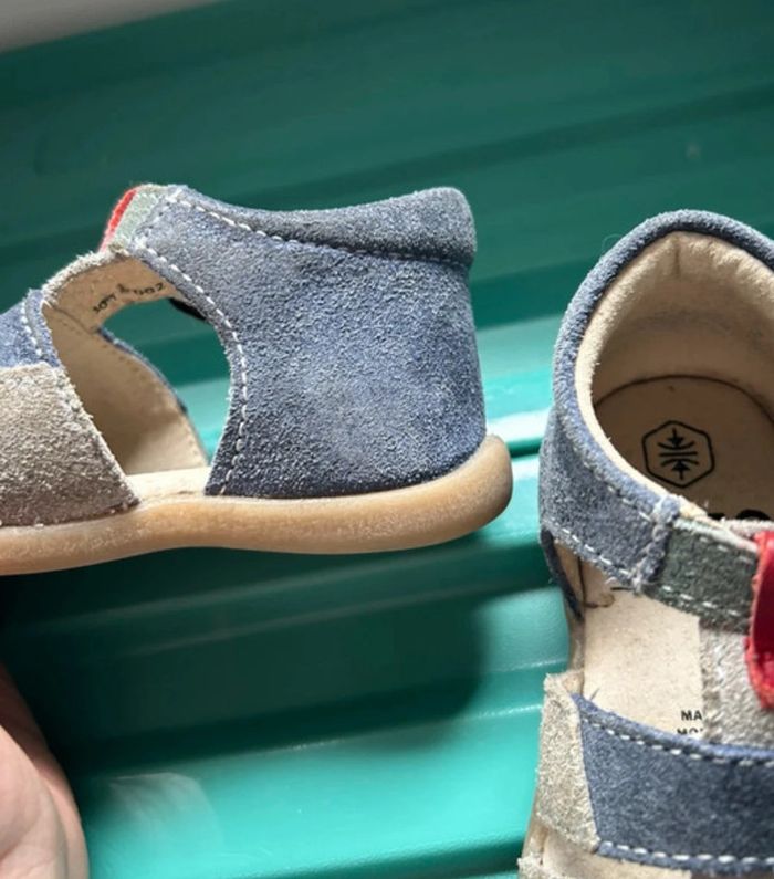 👣 Sandales bébé cuir – Taille 19 – Gémo - photo numéro 6